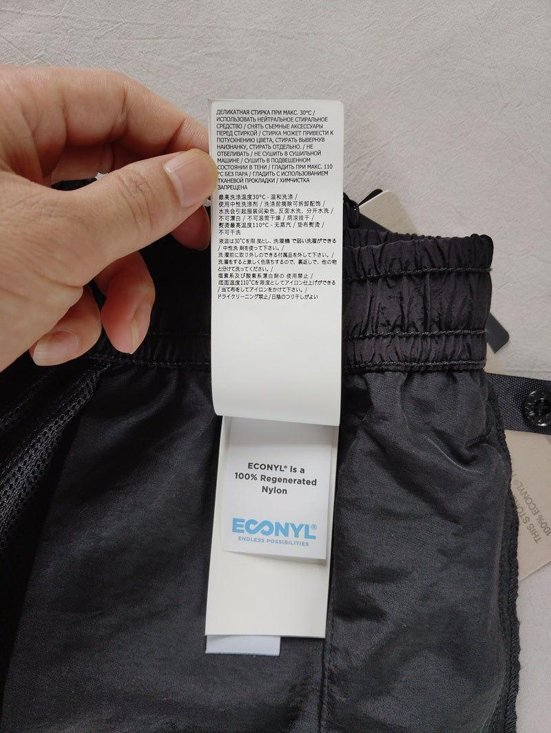 탑스토니 / 스톤아일랜드 반바지 , 23FW L0219 NYLON METAL BERMUDA SHORTS TOPSTONEY 메탈 나일론 반바지