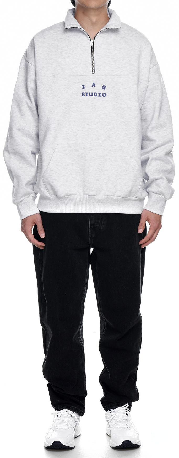 탑아이앱 / 아이앱 하프 집업 풀오버 라이트 그레이/ Half Zip-Up Pullover Light G