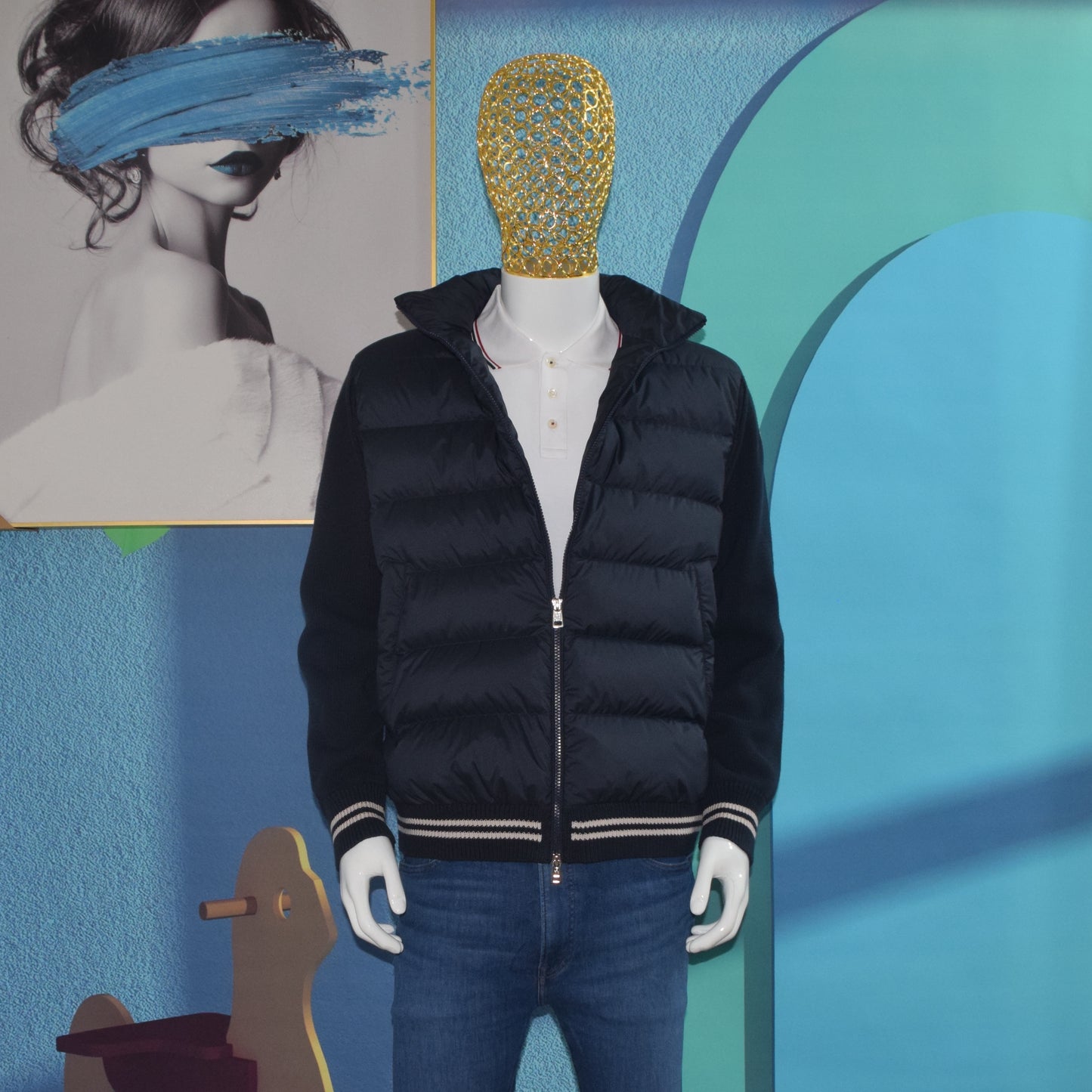 탑몽*x / 몽*레어 패딩 가디건 , Padded Cotton Cardigan