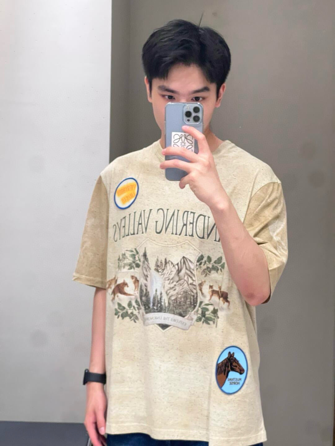 gw/로에베 남성 면 루즈한 반팔