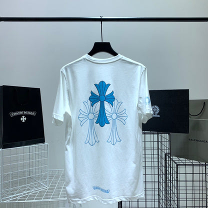 ZB / 크롬하츠 오리지널 아이스블루 십자가 팔티셔츠 Tee