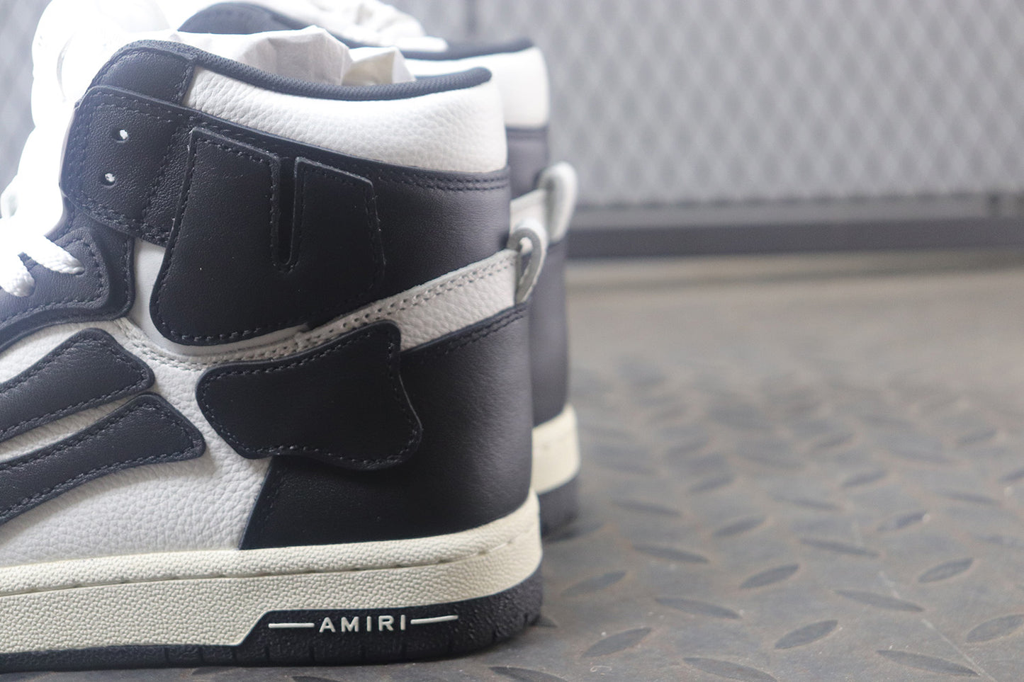 MEC /AMIRI 남성 하이탑 스니커즈