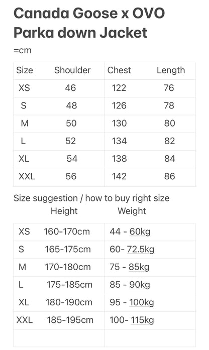 닌자스톤/캐나다구스 겨울 점퍼