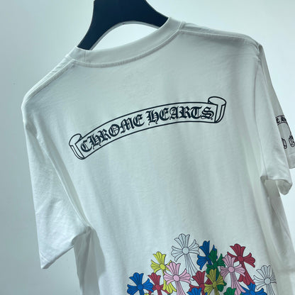 ZB / 크롬하츠 오리지널 밑단컬러십자 반팔티셔츠 Tee