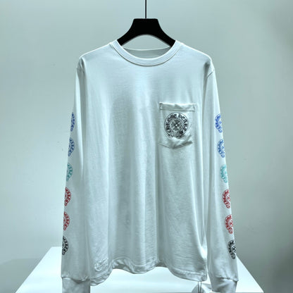ZB / 크롬하츠 오리지널 컬러말굽소매 긴팔티셔츠 Tee