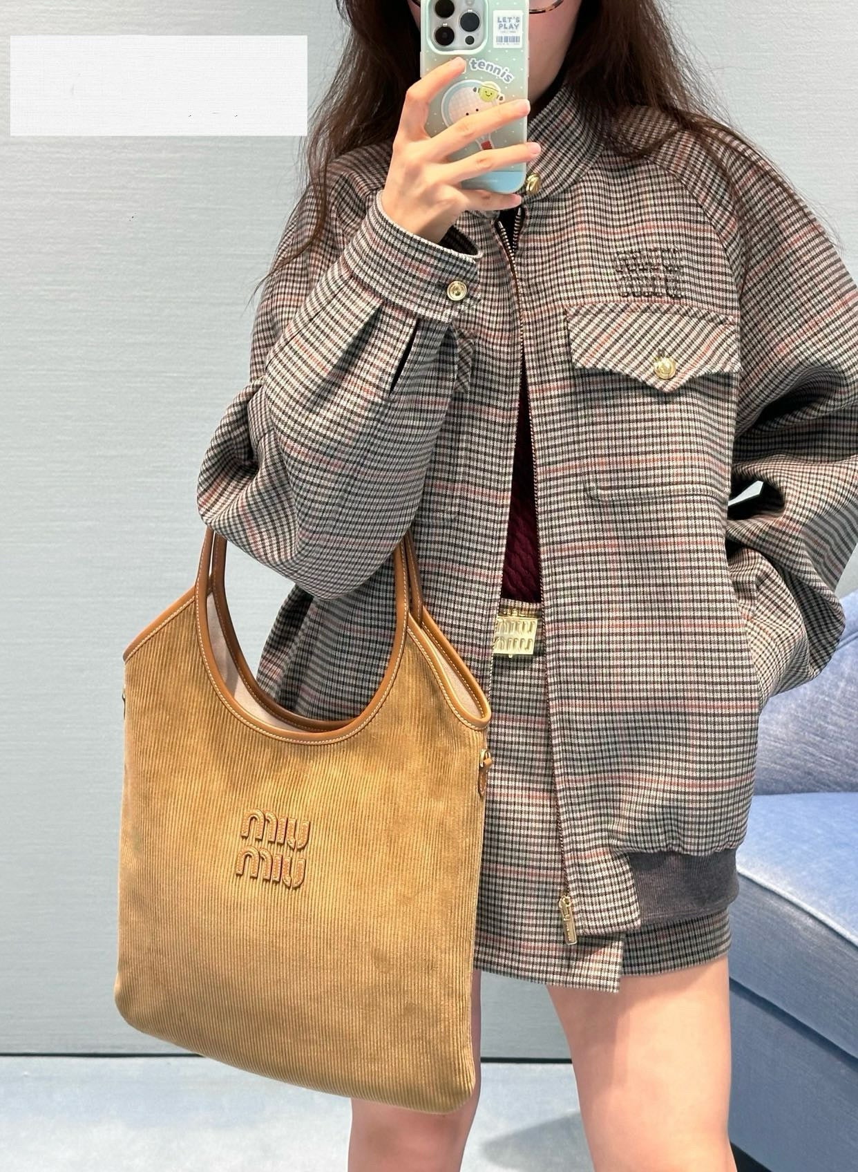 gw/미우미우 남여 그레이 재킷