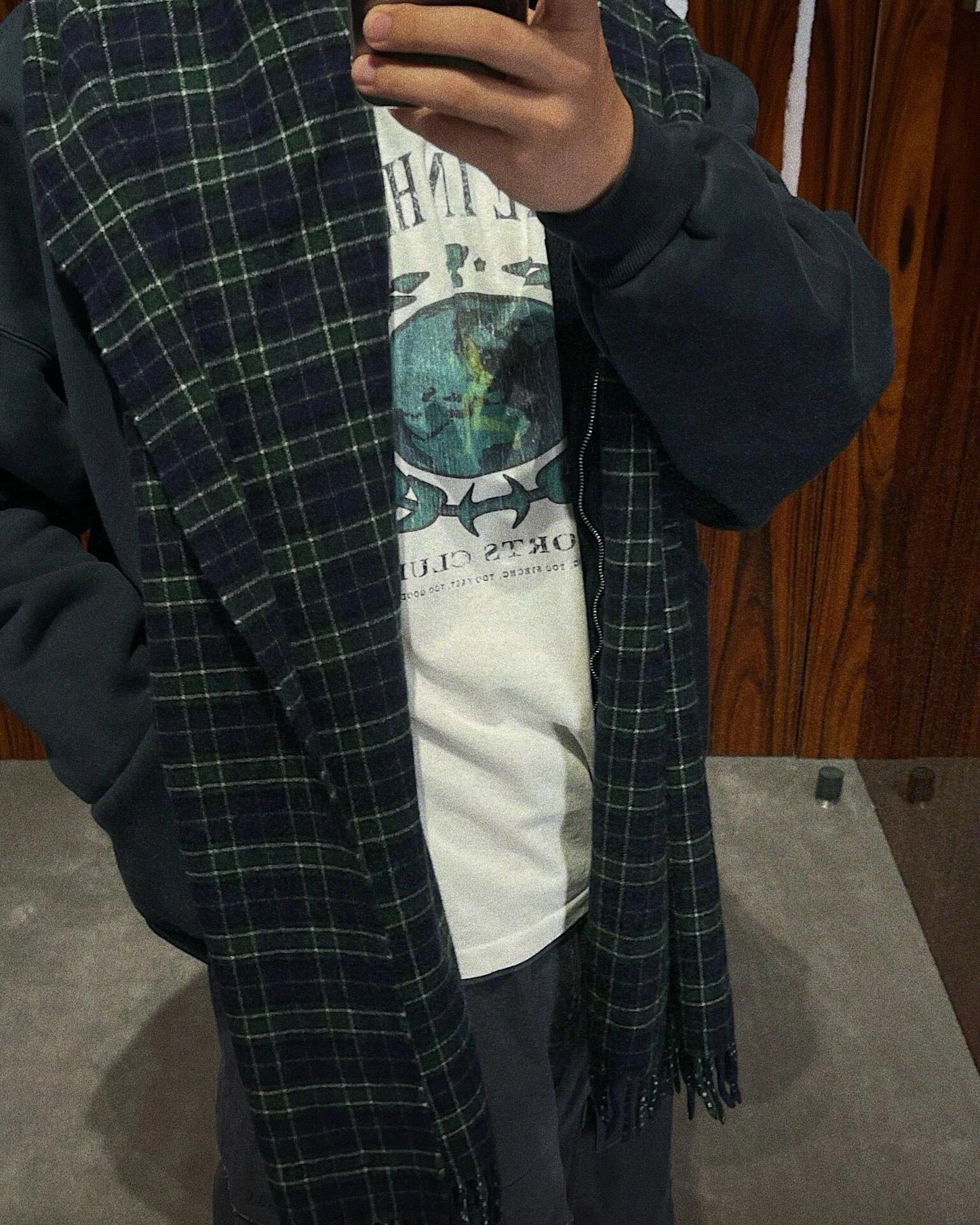 gw/발렌시아가 남성 목도리 후드