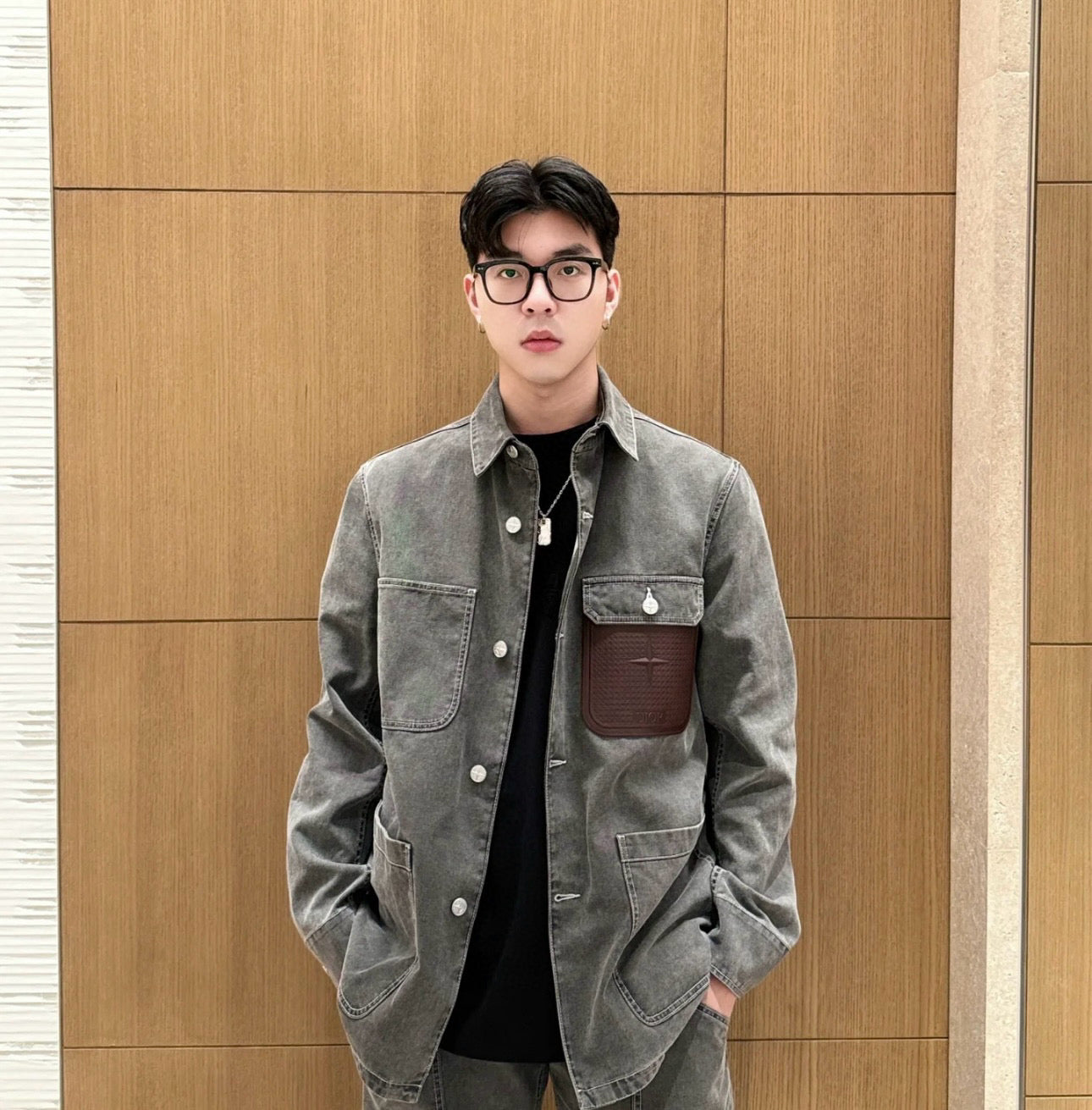 gw/디올 남여 데님 재킷