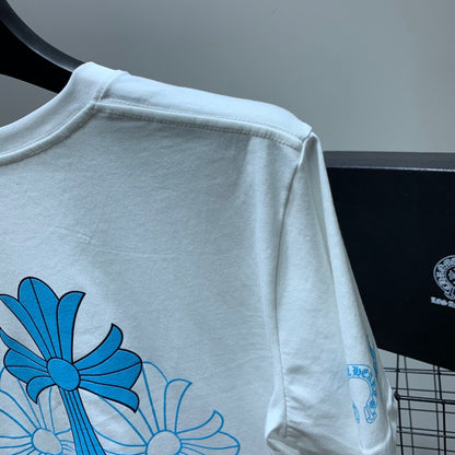 ZB / 크롬하츠 오리지널 아이스블루 십자가 팔티셔츠 Tee