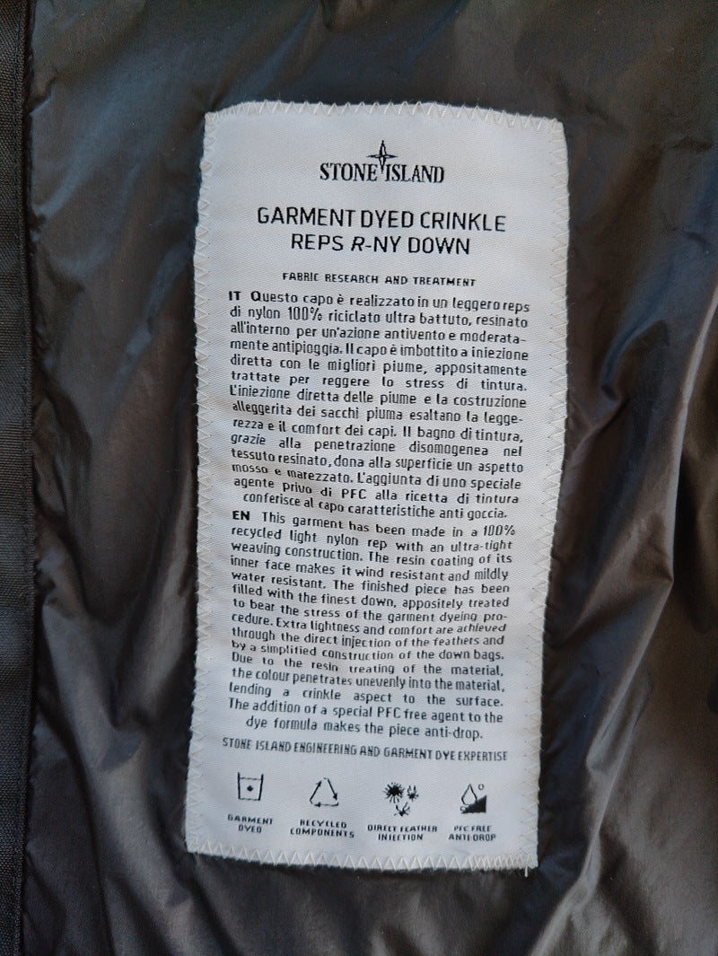 탑스토니 / 스톤아일랜드  크링클랩스 패딩 24FW 40723 CRINKLE REPS DOWN JACKET TOPSTONEY