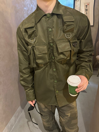 gw/프라다 남성 작업복 셔츠 자켓