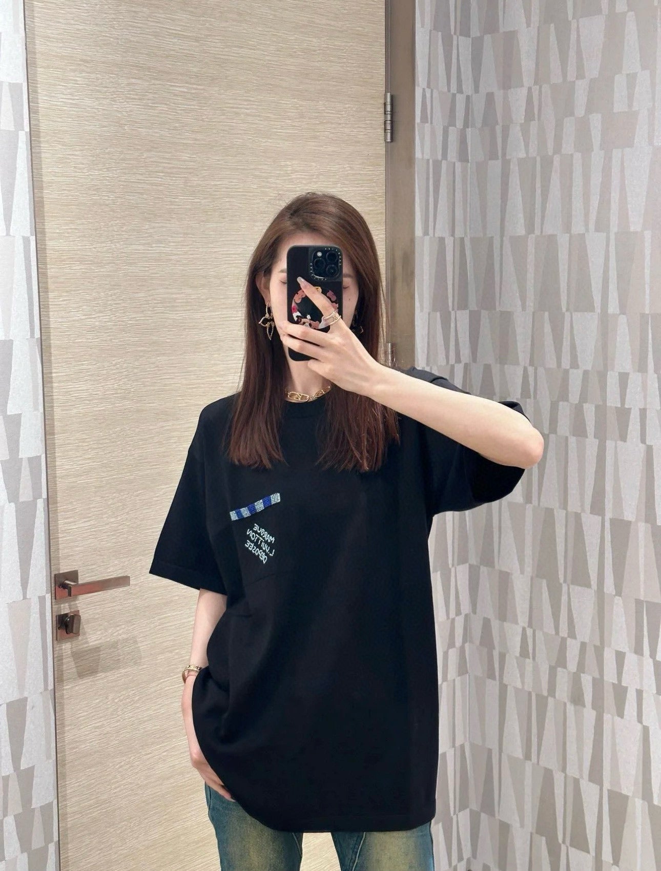 gw/루이비통 남여 포켓 비즈 니트 반팔