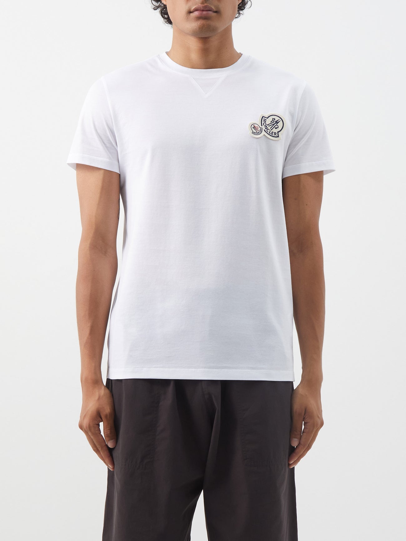 탑몽*x/ 몽*레어 남성 Two Badge T-Shirt 티셔츠 반팔