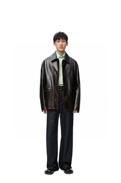 gw/로에베 남성 가죽 재킷