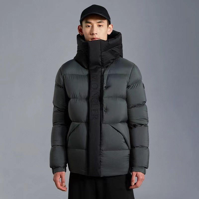 닌자스톤/몽*레어 남성 후드 쇼트 다운 자켓