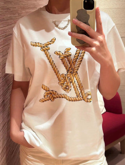 zb / 루이비통 반팔티 , 스트링매듭 반팔 티셔츠 Tee