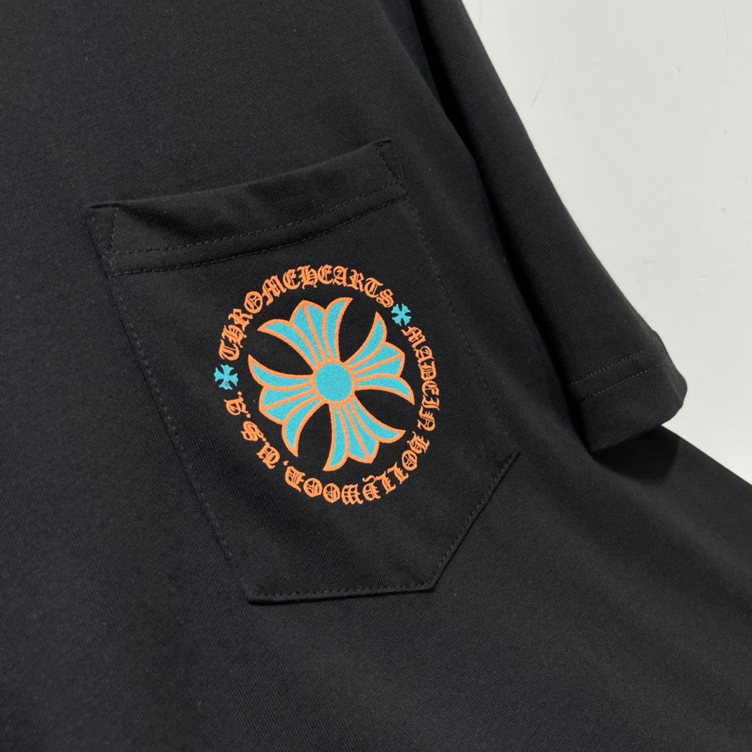 ZB / 크롬하츠 오리지널 오렌지 부클 반팔티셔츠 Tee