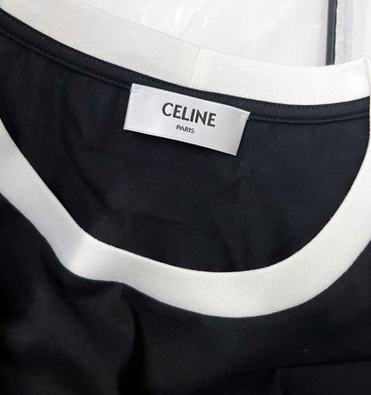 대리석 / 셀린느(CELINE) 트리오페 로고 코튼 티셔츠