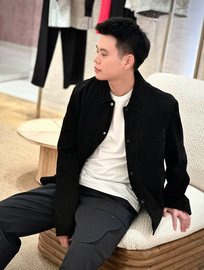 gw/디올 남성 스웨이드 재킷 코트
