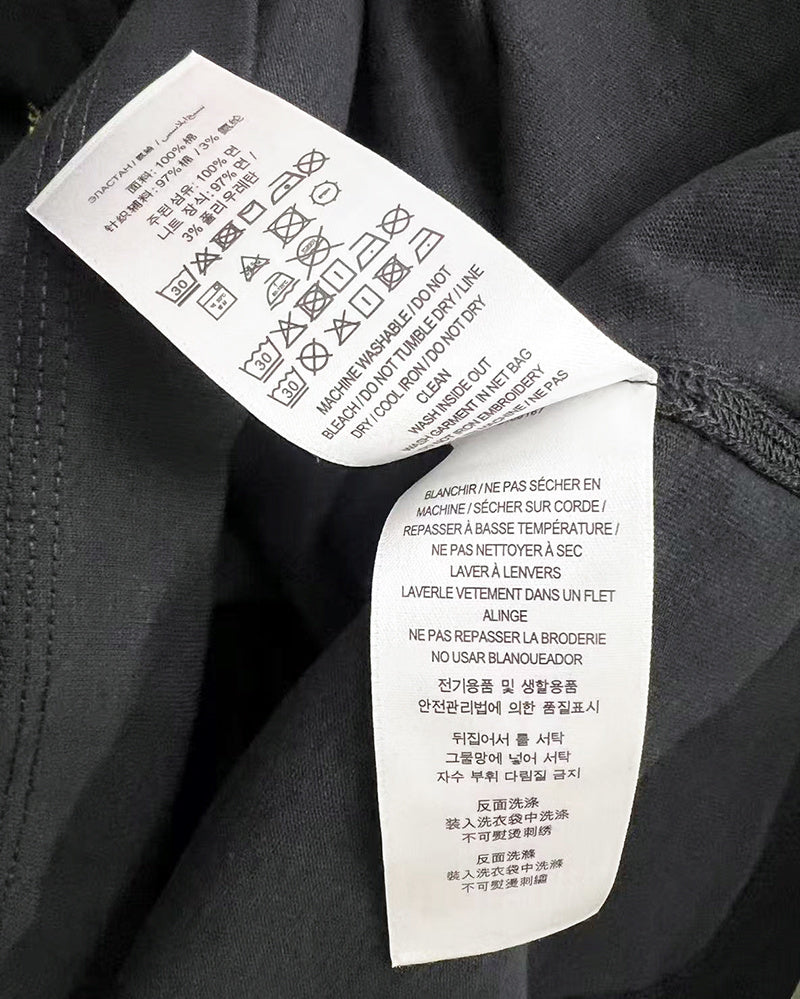 대리석 / 버버리 로고 자수 반팔티
