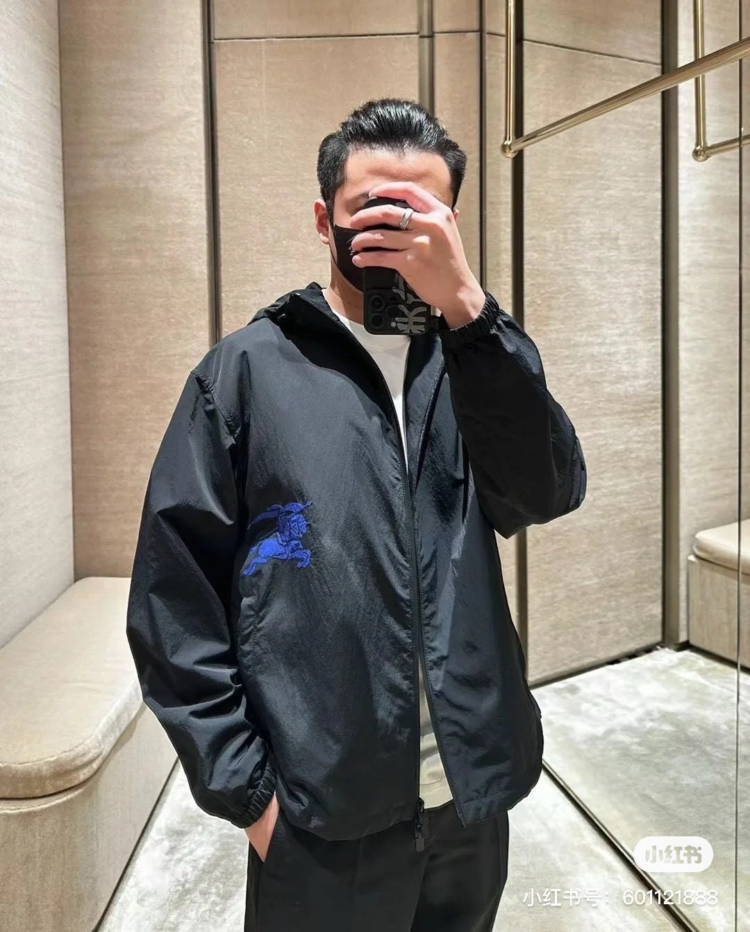대리석 / 버버리 나일론 자켓 블랙
