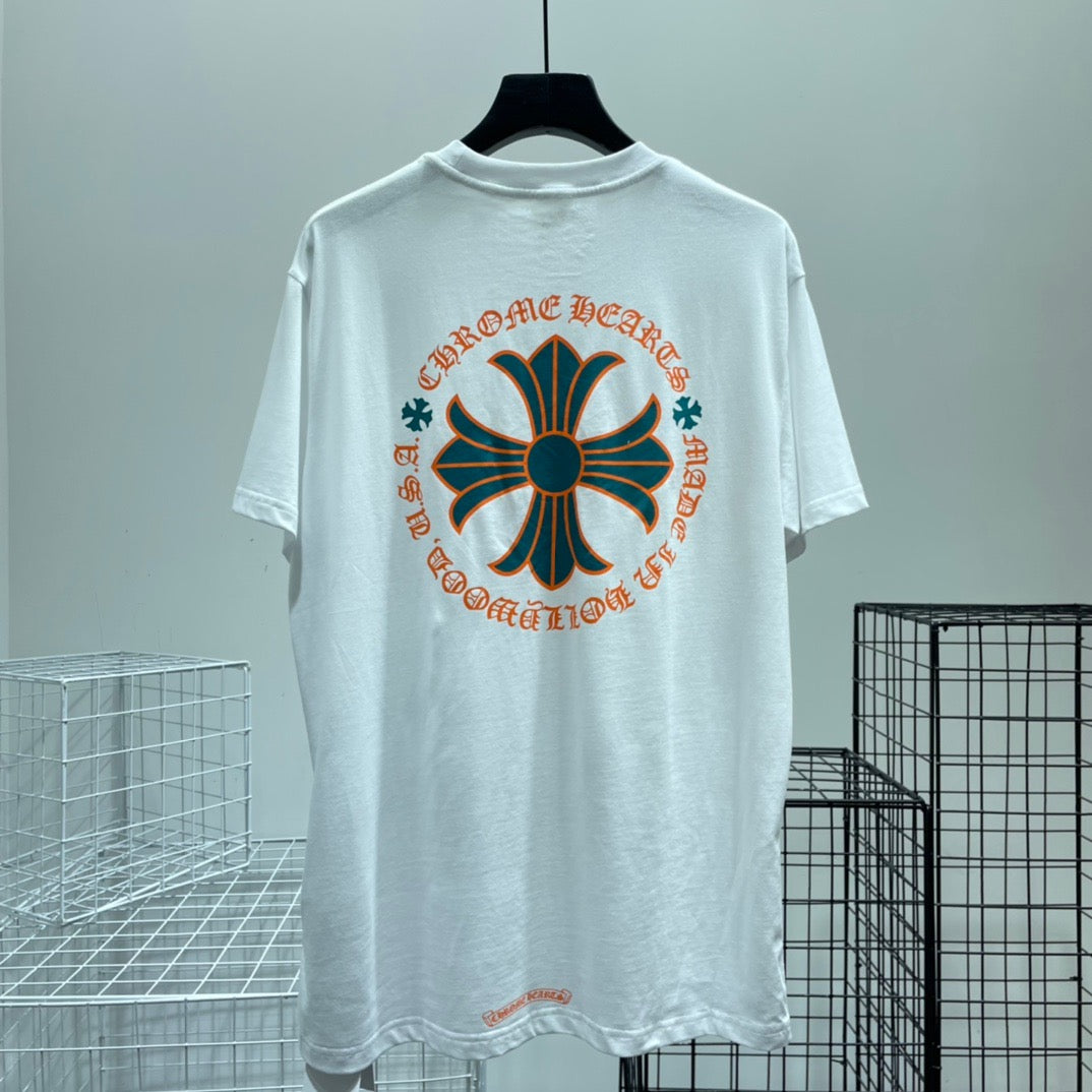 ZB / 크롬하츠 오리지널 오렌지 부클 반팔티셔츠 Tee