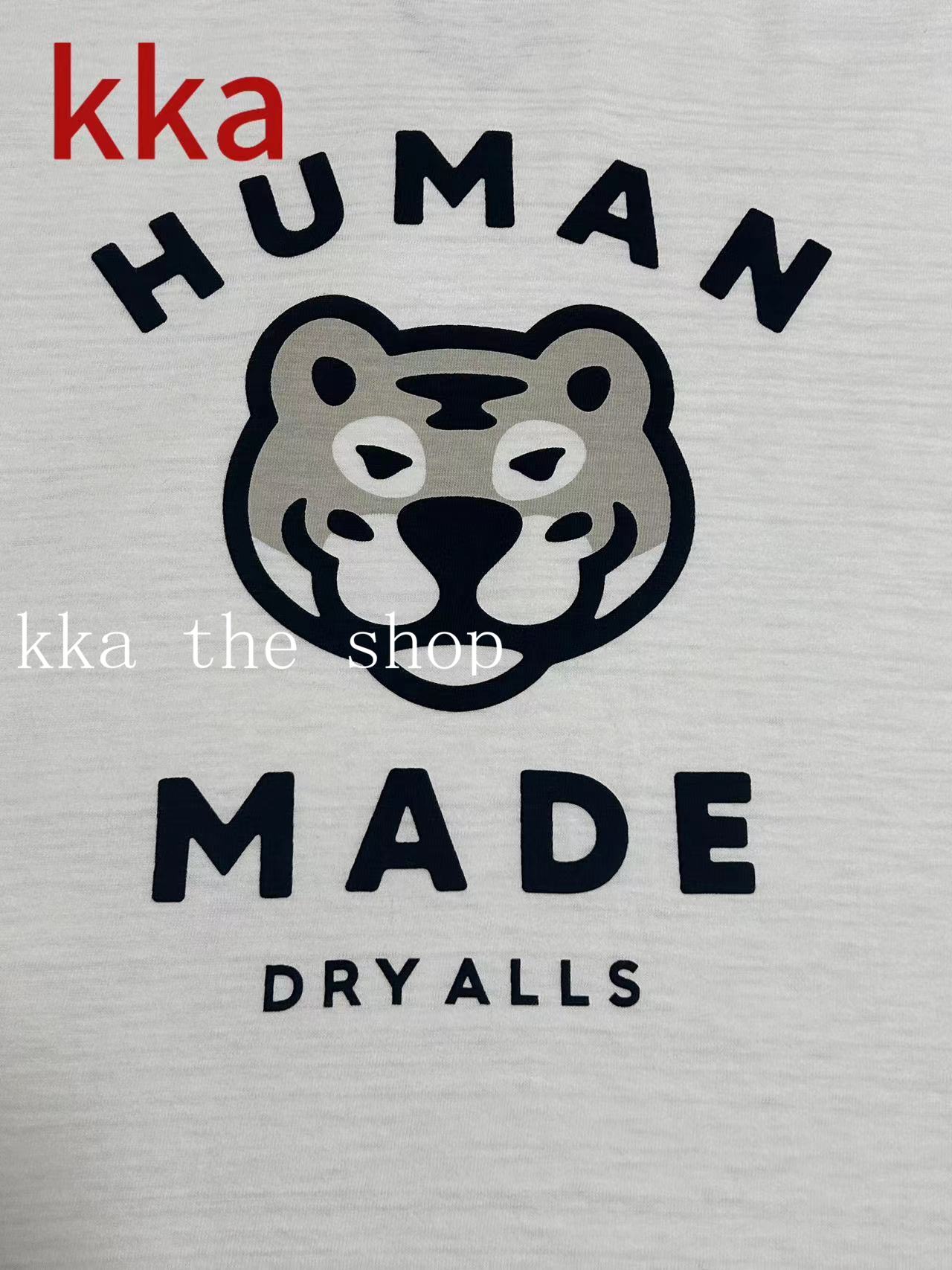 kka / 휴먼메이드 반팔티 ,  HUMAN MADE Tiger short sleeve black