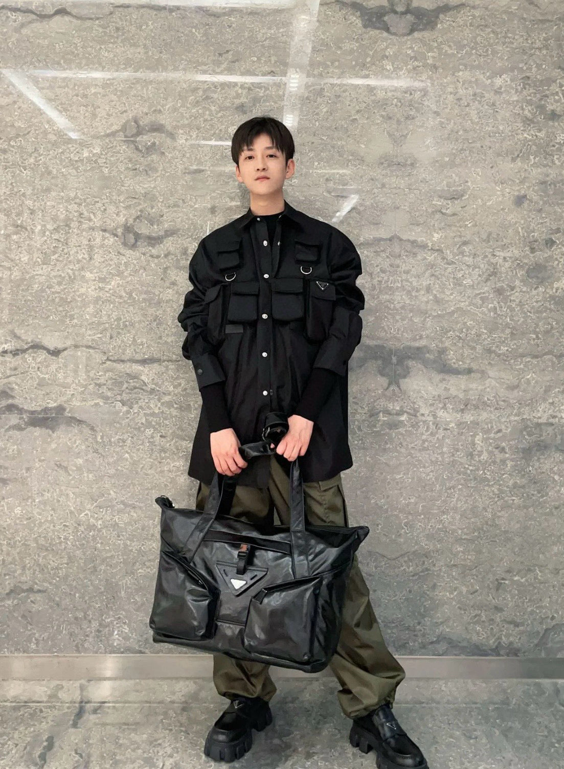 gw/프라다 남성 작업복 셔츠 자켓