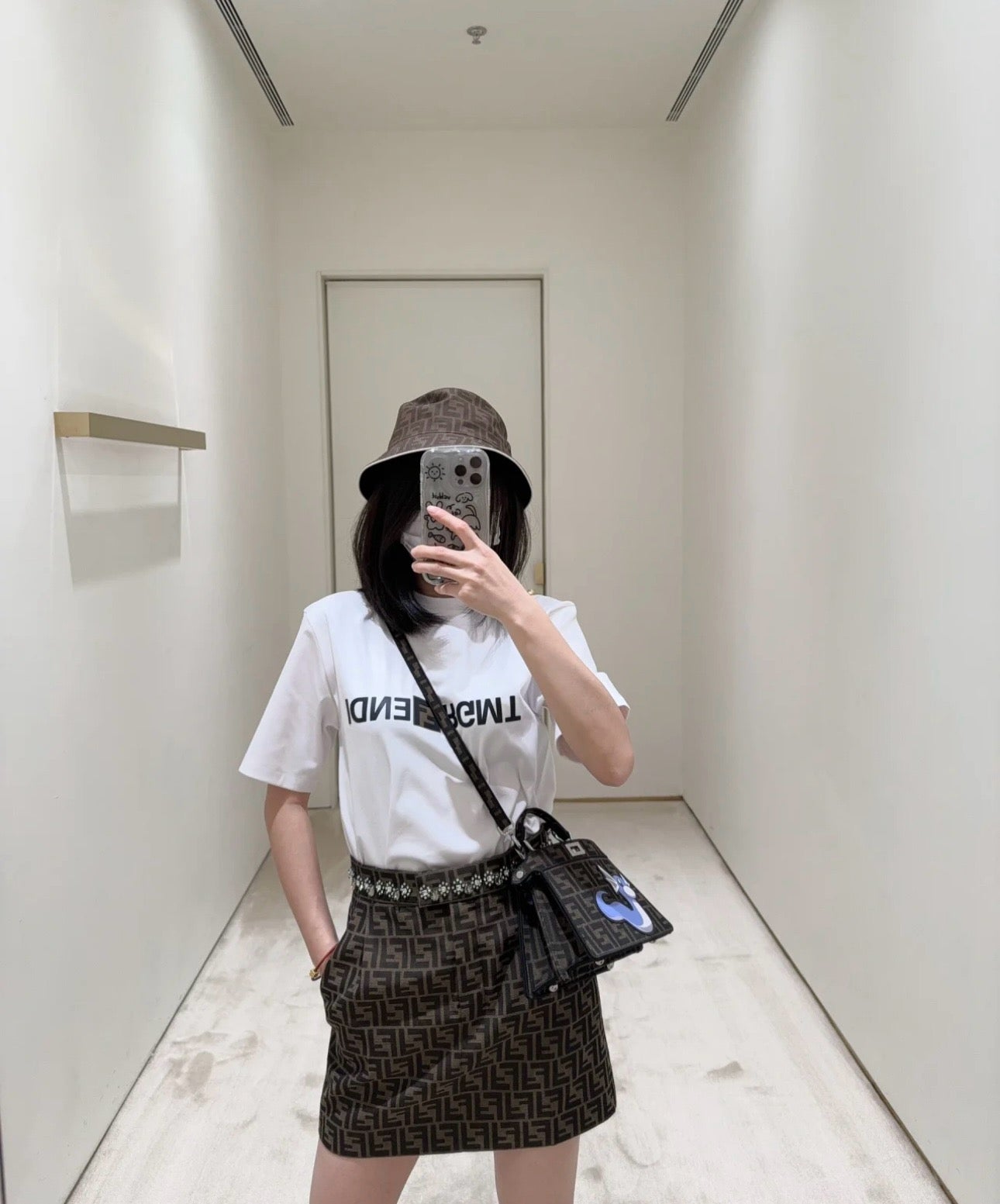 gw/펜디 여성 반팔 티셔츠