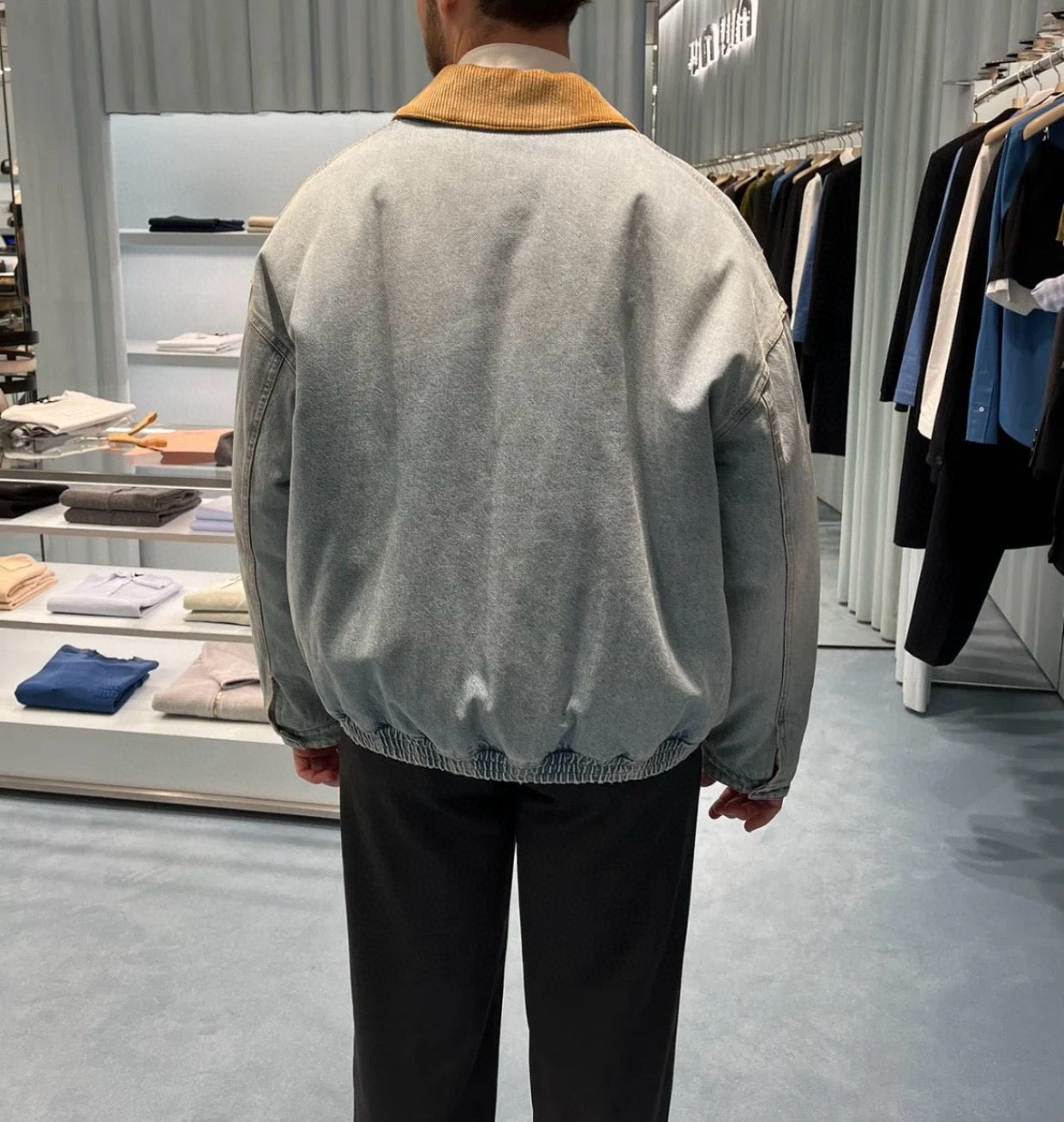 gw/미우미우 남성 데님 솜옷