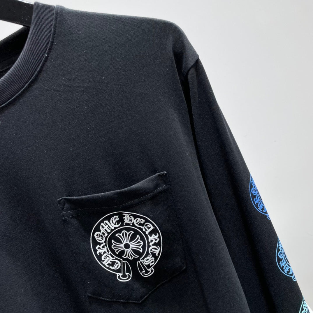 ZB / 크롬하츠 오리지널 컬러말굽소매 긴팔티셔츠 Tee