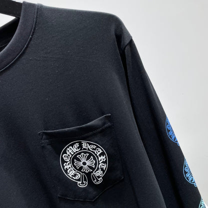ZB / 크롬하츠 오리지널 컬러말굽소매 긴팔티셔츠 Tee