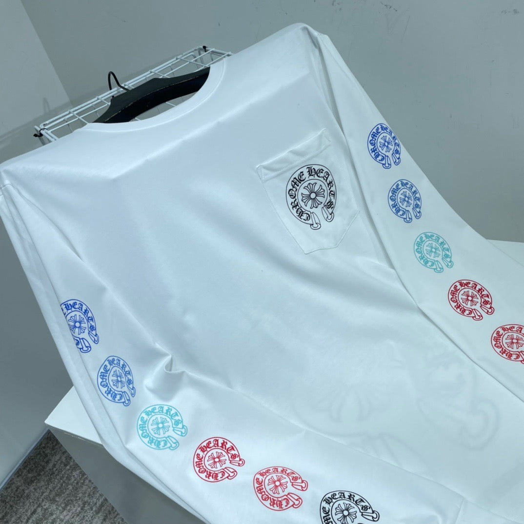 ZB / 크롬하츠 오리지널 컬러말굽소매 긴팔티셔츠 Tee