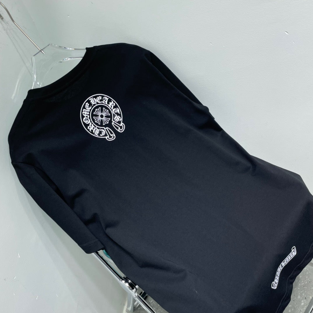 ZB / 크롬하츠 오리지널 넥 산스크리트 뒷넥 조랑말굽 반팔티 Tee