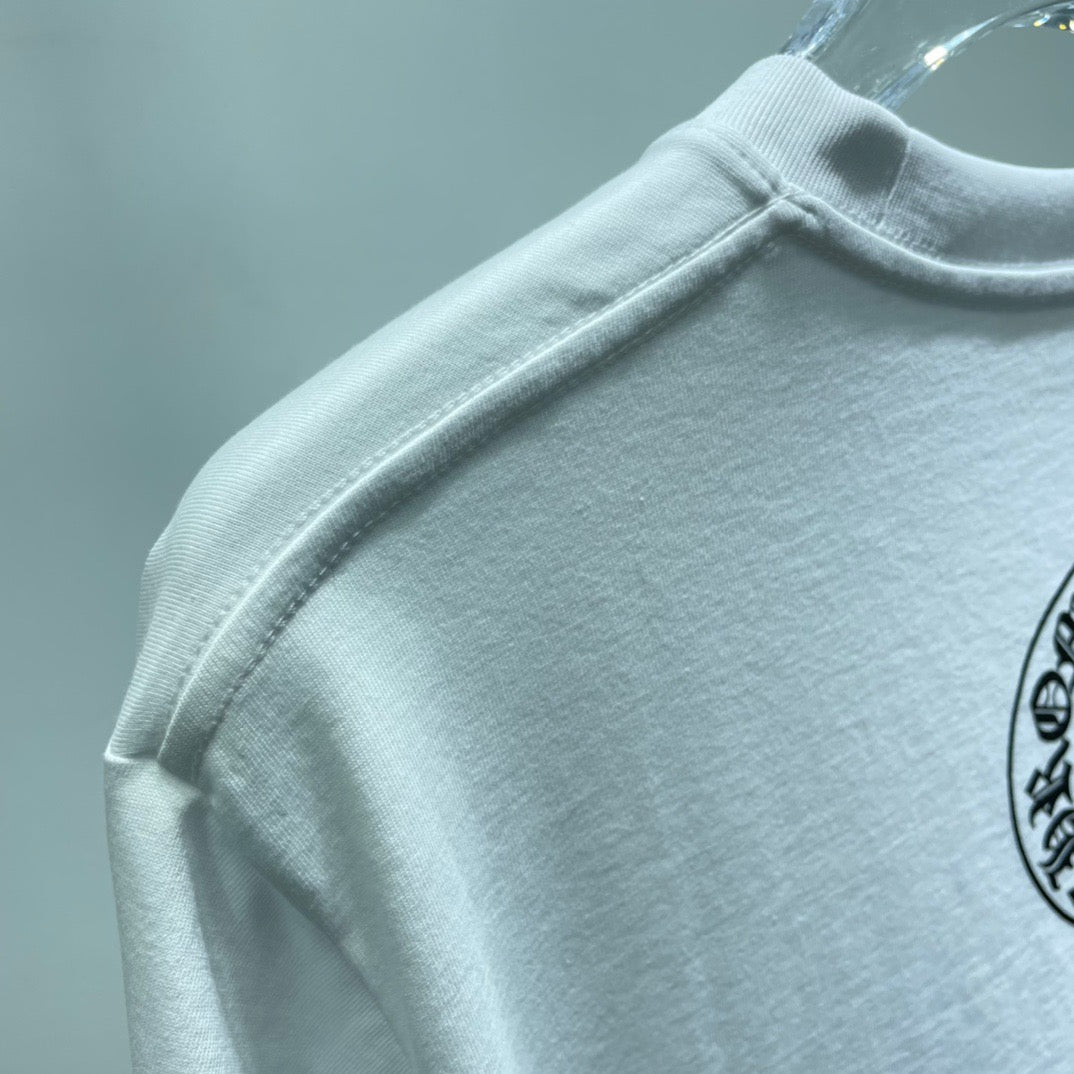 ZB / 크롬하츠 오리지널 넥 산스크리트 뒷넥 조랑말굽 반팔티 Tee