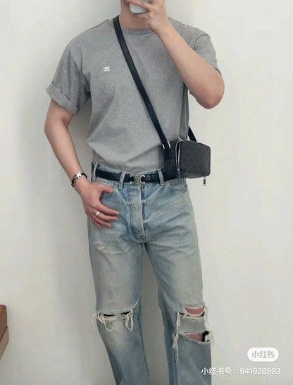 대리석 / 대리석집 셀린느 자수로고 그레이