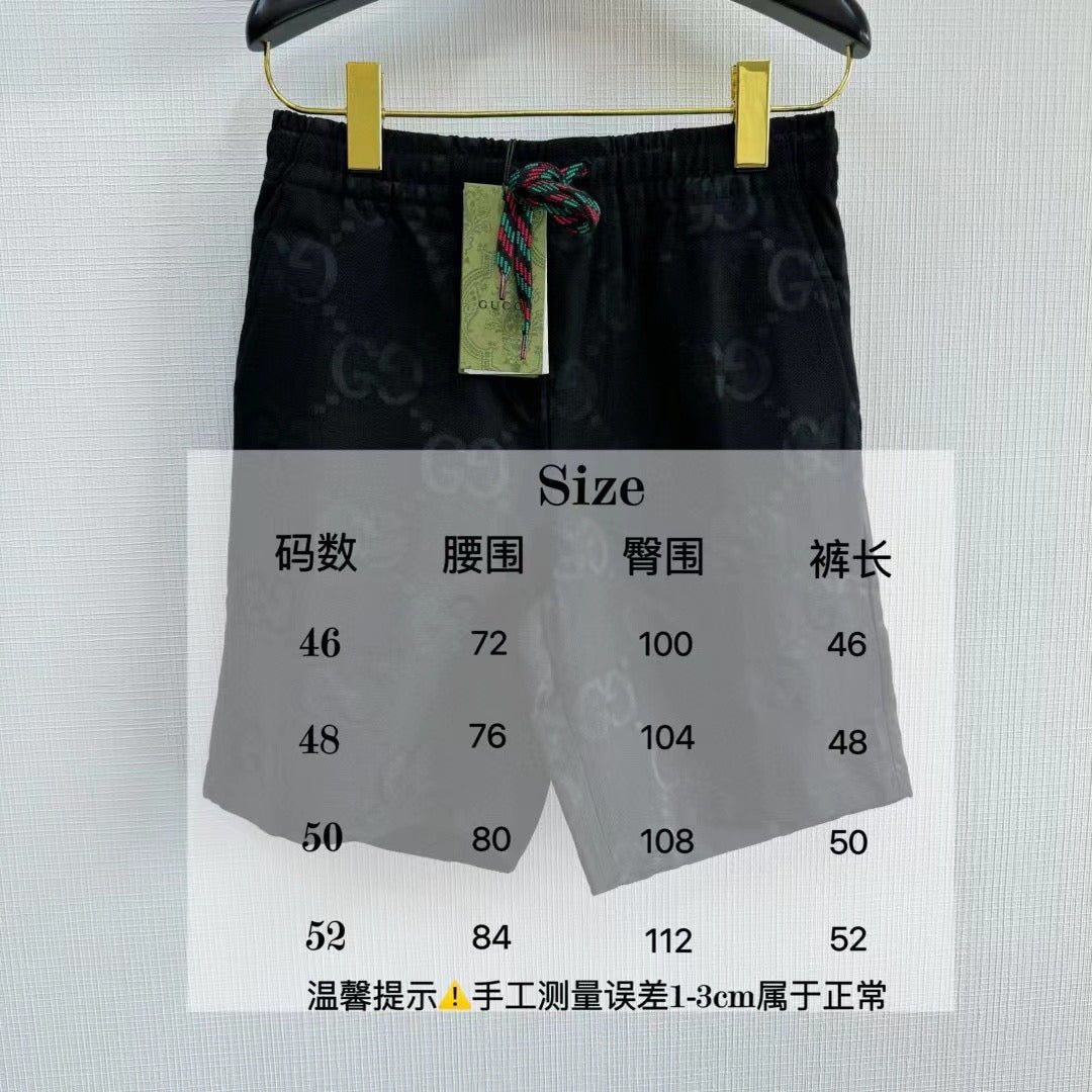 zb / 구찌 자가드 반바지 , 다크무늬 반바지