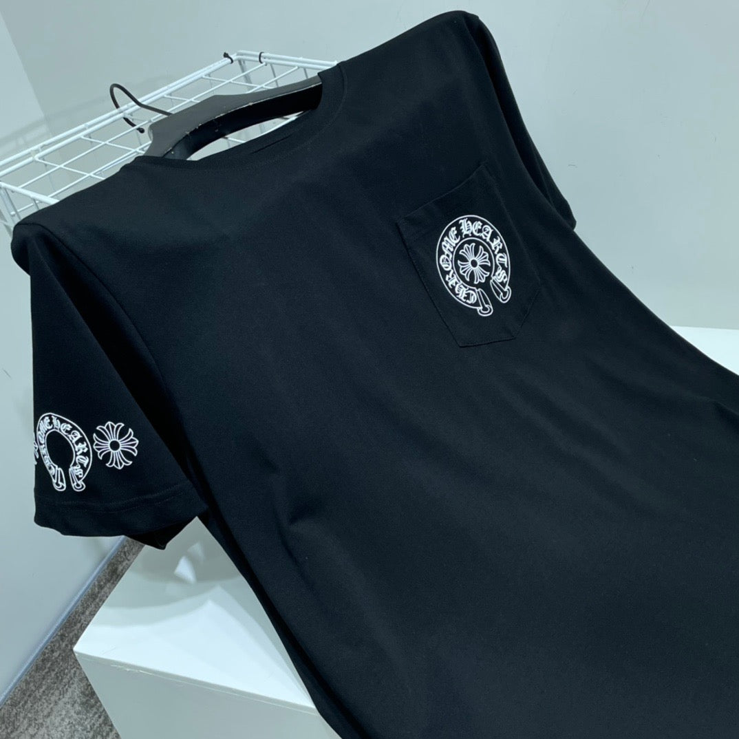 ZB / 크롬하츠 오리지널 컬러말굽로고 반팔티셔츠 Tee