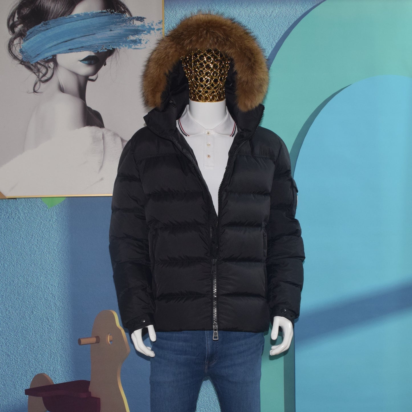탑몽클x / 신형 마르큐 패딩 / New Marque Short Down Jacket