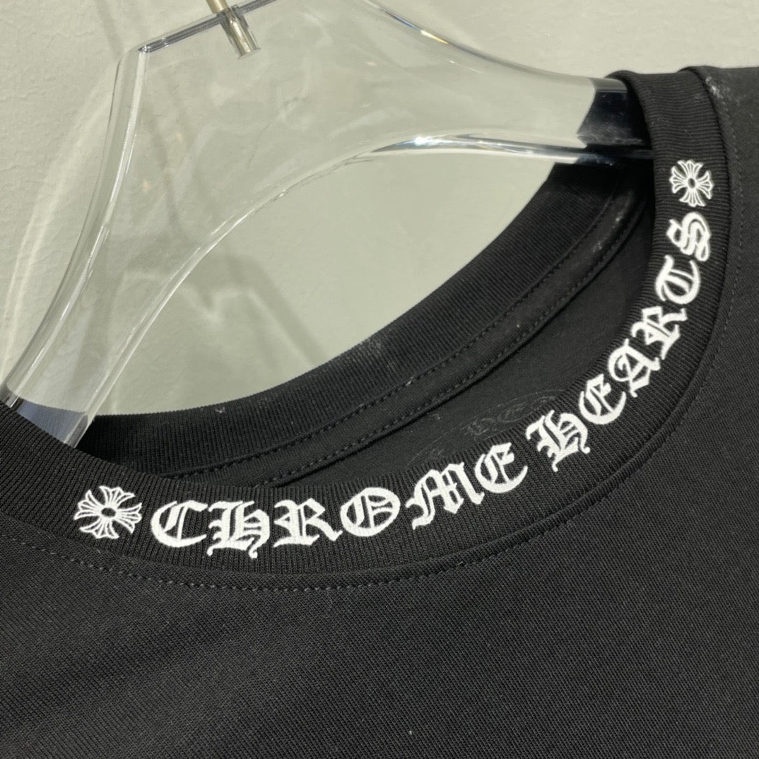 ZB / 크롬하츠 오리지널 넥 산스크리트 뒷넥 조랑말굽 반팔티 Tee
