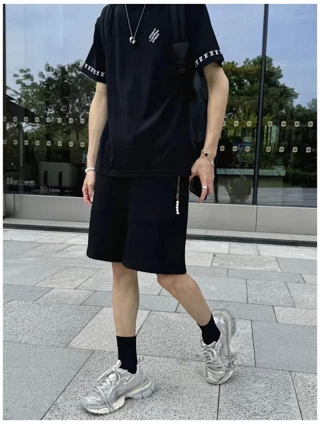 타일공장 / 루이비통 남성 니트 반팔 티셔츠