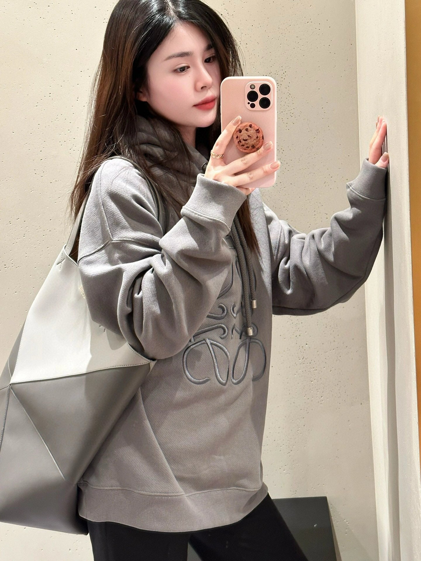 gw/로에베 남여 후드 회색