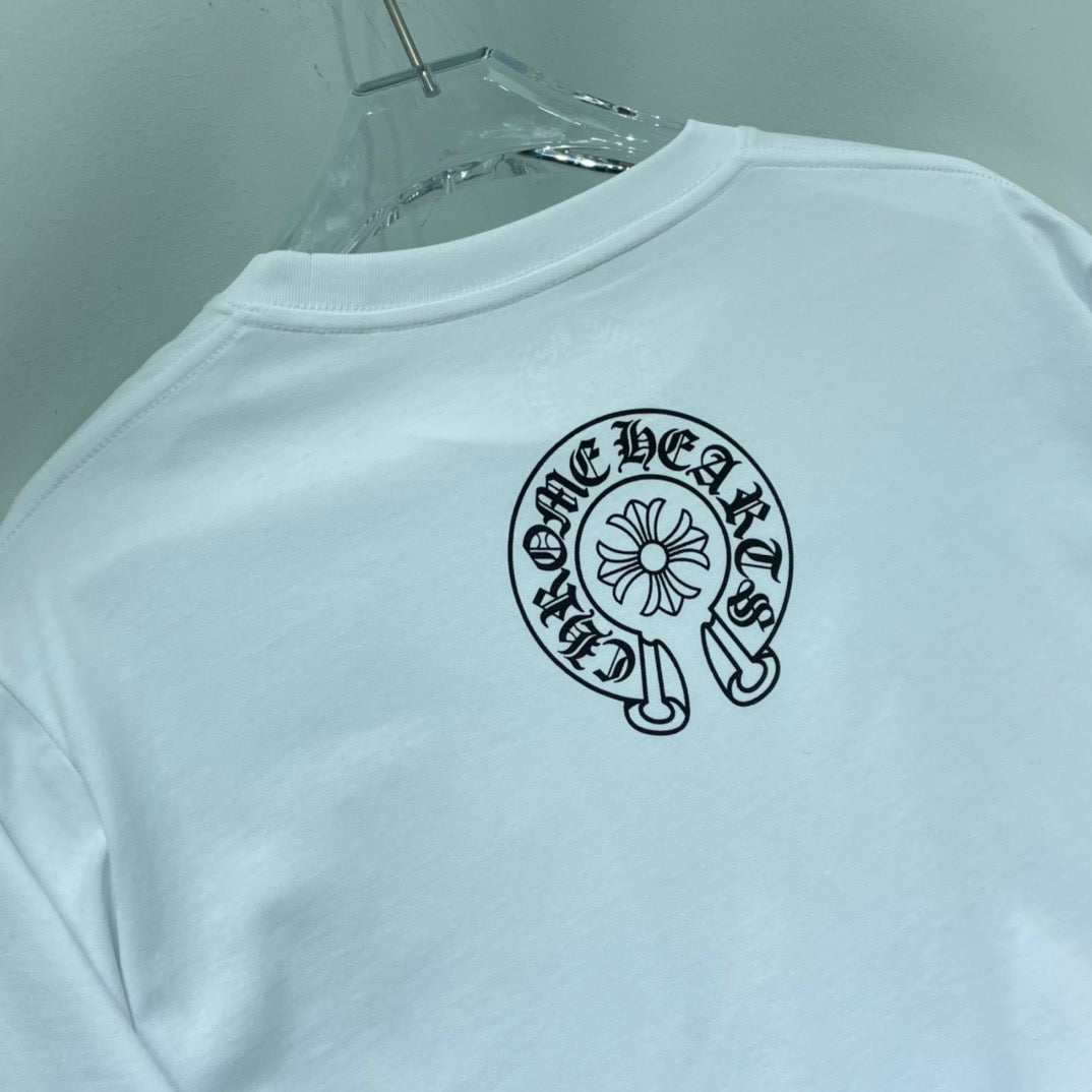 ZB / 크롬하츠 오리지널 넥 산스크리트 뒷넥 조랑말굽 반팔티 Tee