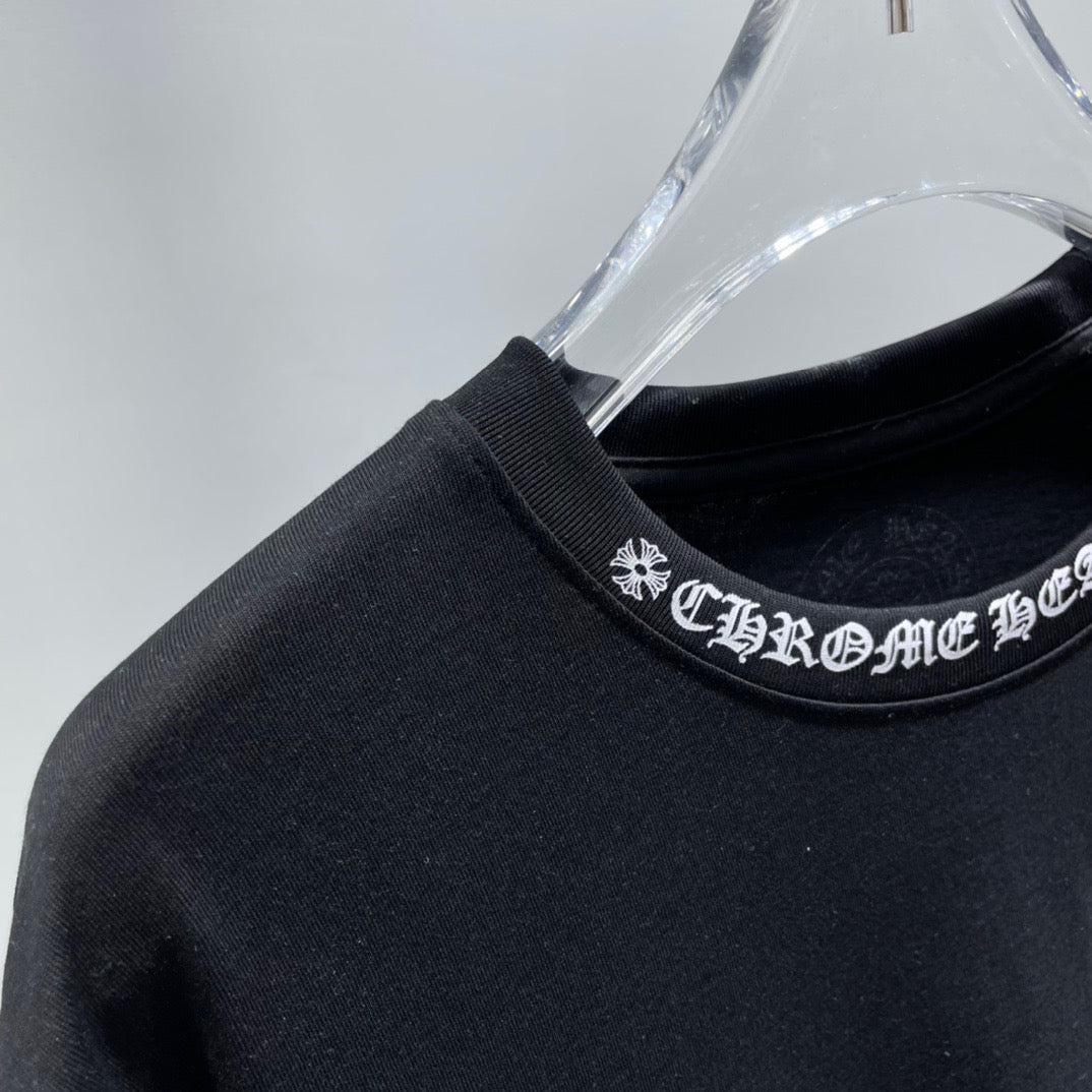 ZB / 크롬하츠 오리지널 넥 산스크리트 뒷넥 조랑말굽 반팔티 Tee