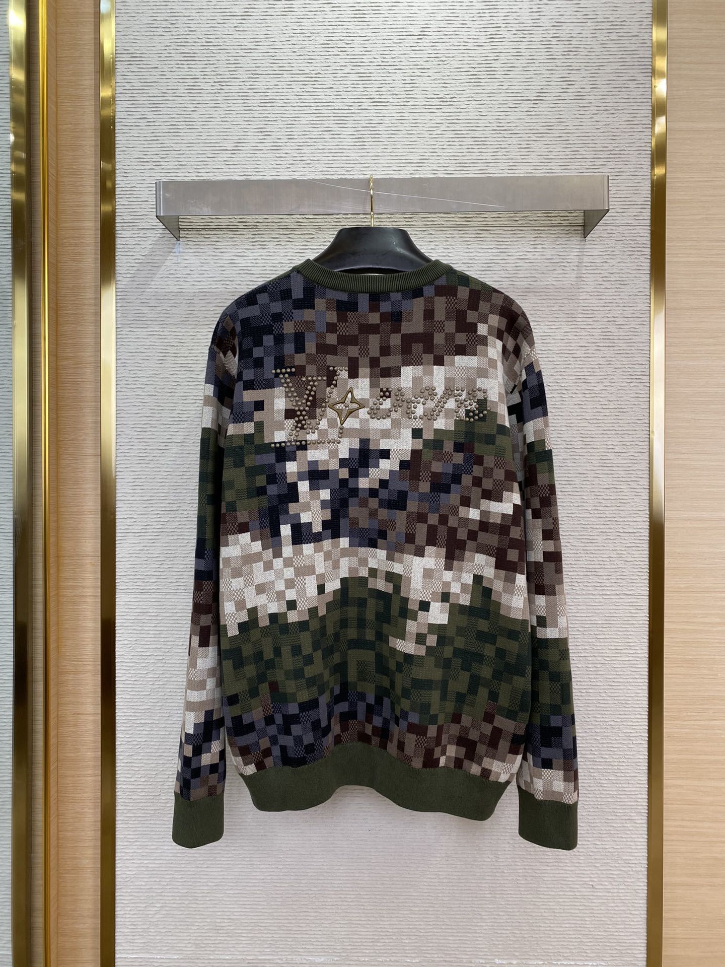 체인2호/루이비통 남성 위장 체크 블라우스