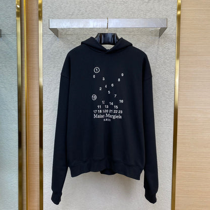 체인2호/메종마르지엘라 남성 로고 자수 후드
