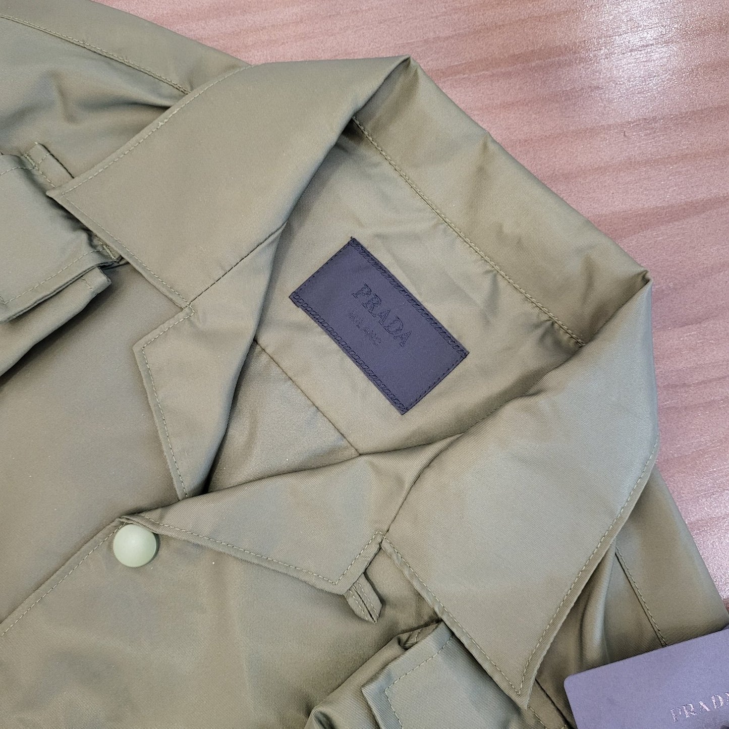 GTR /  Prada 24SS  프라다 전술 포켓 로고 셔츠