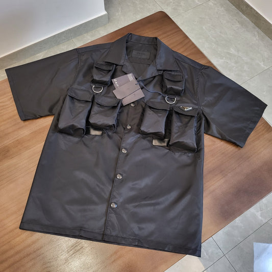 GTR /  Prada 24SS  프라다 전술 포켓 로고 셔츠