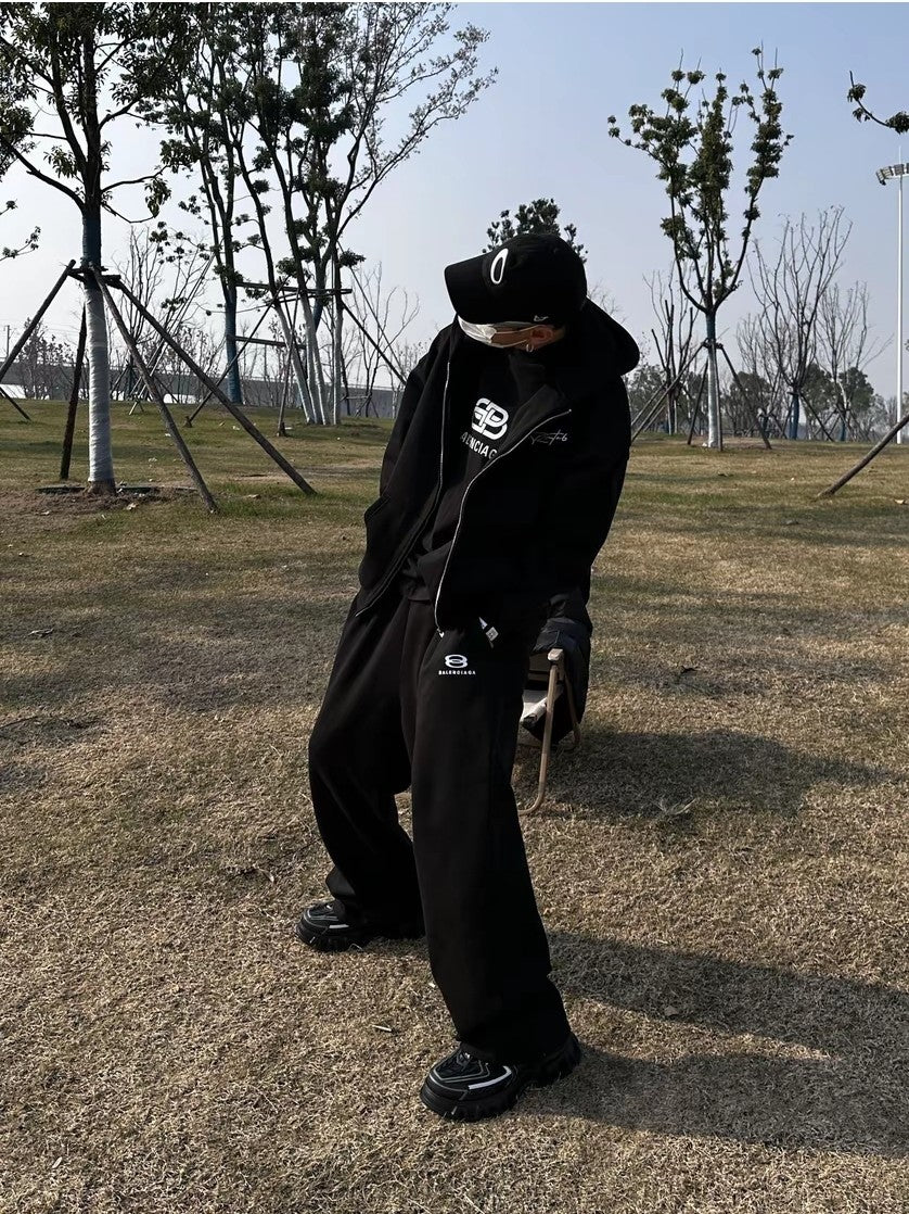 GTR / 발렌시아가 팬츠 , BLCG 24SS 더블링 자수 팬츠