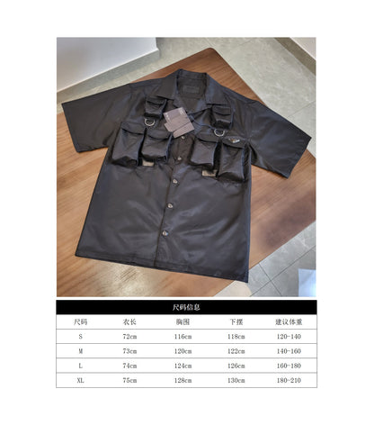 GTR /  Prada 24SS  프라다 전술 포켓 로고 셔츠